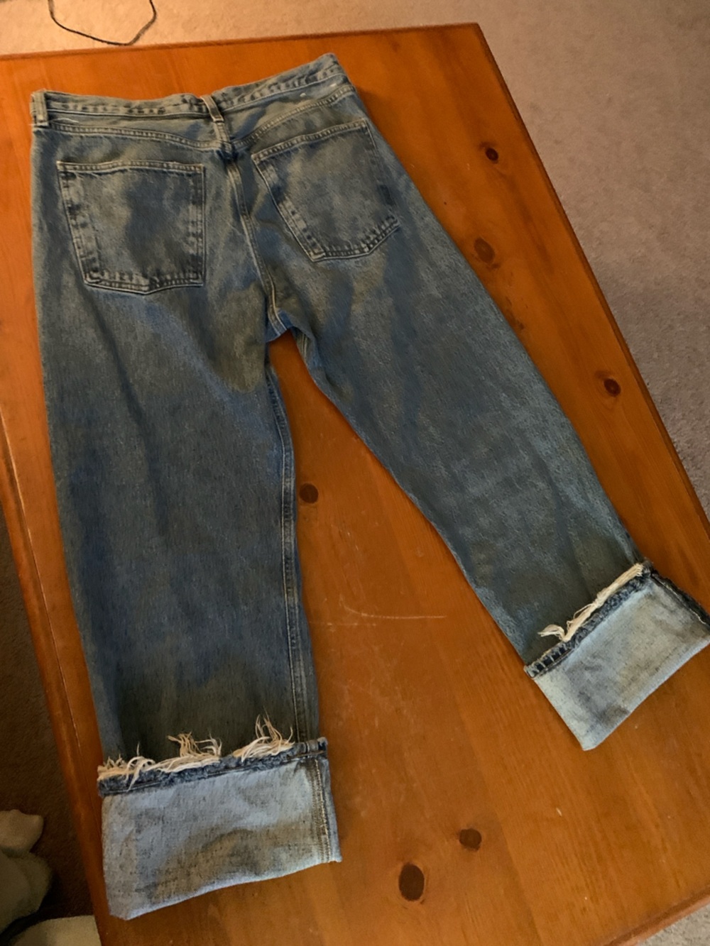AGOLDE FRAN LOW SLUNG STRAIGHT CUFFED JEANS - Picture 6 of 11